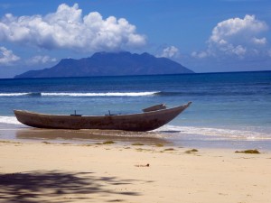 Beau Vallon - Blick auf Sihouette