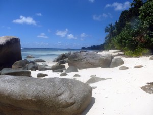 Strandabschnitt von Beau Vallon